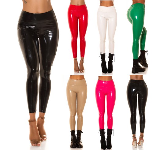 Koucla leggings damen wetlook - koucla,