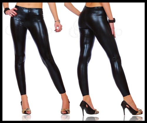Sexy glänzende schwarze - ,