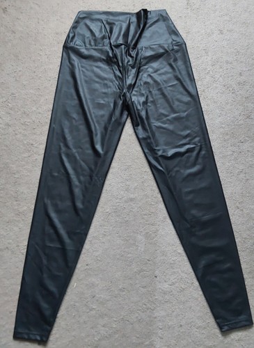 Wetlook leggins damen neu mit - leggins,